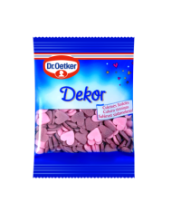Pabarstukai DR.OETKER, cukrinės širdelės, 10 g