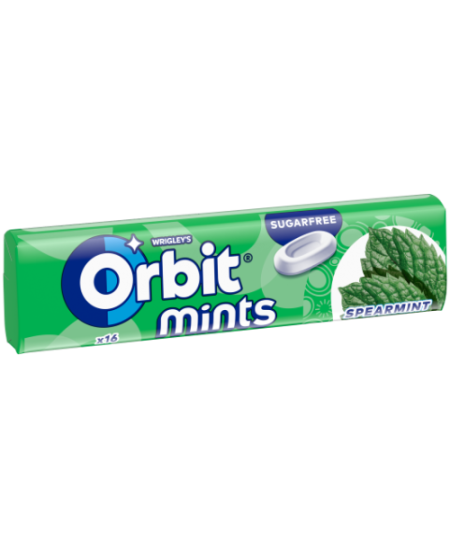 Pastilės ORBIT Spearmint, 28 g