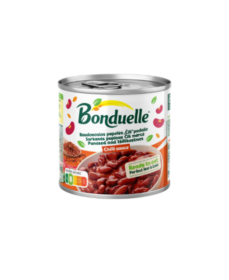 Raudonosios pupelės čili padaže BONDUELLE, 430 g
