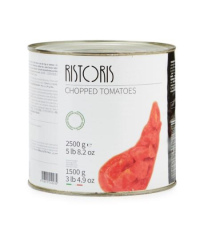 Smulkinti pomidorai RISTORIS, 2500 g/ 1500 g