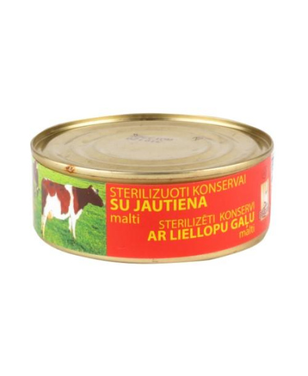 Troškinta jautiena, konservuota, 240 g