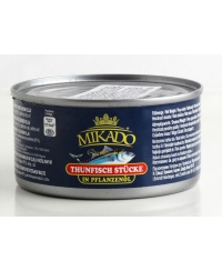 Tunų gabalai aliejuje MIKADO, 185 / 130 g