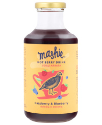 Uogų tyrė MASHIE Original, aviečių ir mėlynių, 500 ml.