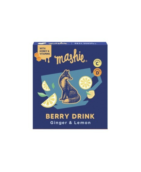 Uogų tyrė MASHIE, su imbieru ir citrina  40 ml x 2 vnt