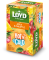 Vaisinis arbatos gėrimas LOYD HOT&COLD obuolių ir ananasų skonio, 15x2 g