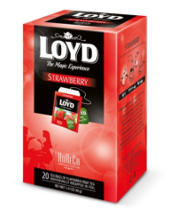 Vaisinė arbata LOYD HORECA line, braškių skonio, 20 x 2g