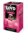 Vaisinė arbata LOYD HORECA line, su erškėtuogėmis ir avietėmis, 20 x 2g