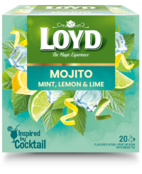 Vaisinė arbata LOYD, mojito skonio, 20 x 1.7g