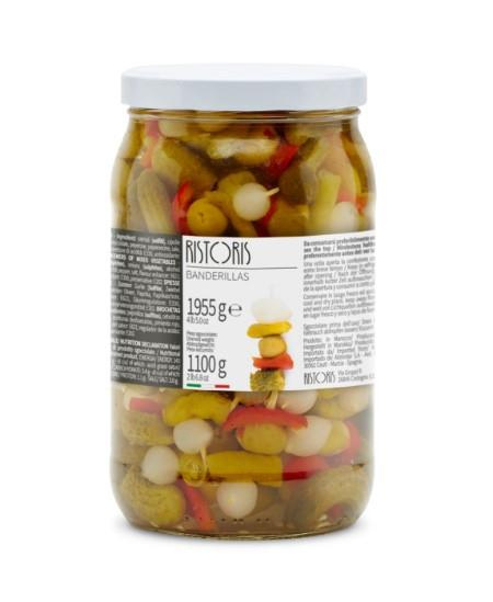 Įvairių daržovių iešmeliai RISTORIS, 1900g/1100g