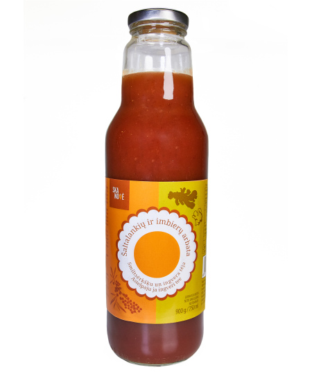 Šaltalankių ir imbiero arbata SKANOVĖ, 900 g / 750 ml