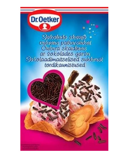 Šokoladiniai pabarstukai DR.OETKER, 80 g