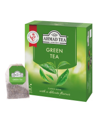 Žalioji arbata AHMAD GREEN TEA, maišeliuose, 100 vnt.
