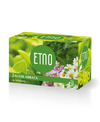 Žalioji arbata ETNO su žolelėmis, 20 x 2 g