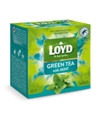 Žalioji arbata LOYD Green Mint, 20 x 1.5g
