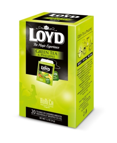 Žalioji arbata LOYD HORECA Pineapple , 20 x 1,7g