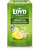 Žalioji arbata LOYD, citrinų-laimų ir imbiero skonio, 20 x 1.7g
