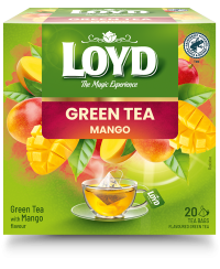 Žalioji arbata LOYD, su mangais, 20 x 2g