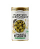 Žalios be kauliukų alyvuogės MAESTROS ACEITUNEROS, „Piamonte“ su baltųju trumų skoniu, 320/150 g