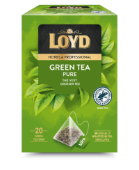 Žaliosios arbatos gėrimas LOYD HORECA pure, piramidės 20 x 1,7g