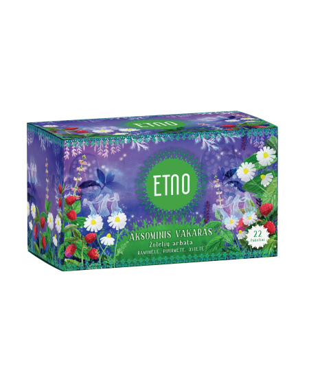 Žolelių arbata ETNO AKSOMINIS VAKARAS, 22 x 1,5 g