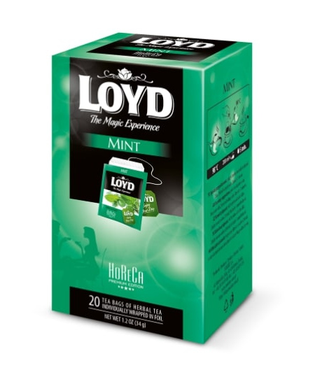 Žolelių arbata LOYD HORECA Mint, 20 x 1,7g
