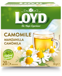 Žolelių arbata LOYD, ramunėlių skonio, 20 x 1,5 g