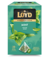 Žolelių arbatos gėrimas LOYD HORECA mėtų skonio piramidė, 20 x 2g