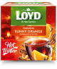 Žolelių ir vaisių arbata LOYD, apelsinų cinamono ir gvazdikėlių skonio, 20 x 2g