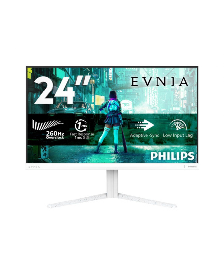 Philips | Evnia 24M2N3201P/00 | 24 " | Fast IPS | FHD | 16:9 | 260 Hz | 1 ms | 1920 x 1080 pixels | 300 cd/m² | HDMI ports