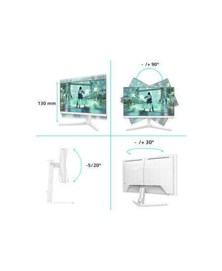Philips | Evnia 24M2N3201P/00 | 24 " | Fast IPS | FHD | 16:9 | 260 Hz | 1 ms | 1920 x 1080 pixels | 300 cd/m² | HDMI ports