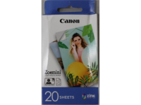 SALE OUT. 20 sheets | ZP-2030 | Photo Paper | White | 5 x 7.6 cm | DAMAGED PACKAGING