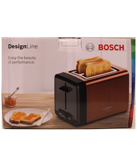 SALE OUT. Bosch TAT4P429 DesignLine Toaster, 970 W, 2 slots, Copper | SALE OUT. | Bosch DesignLine Toaster | TAT4P429 | Power 97