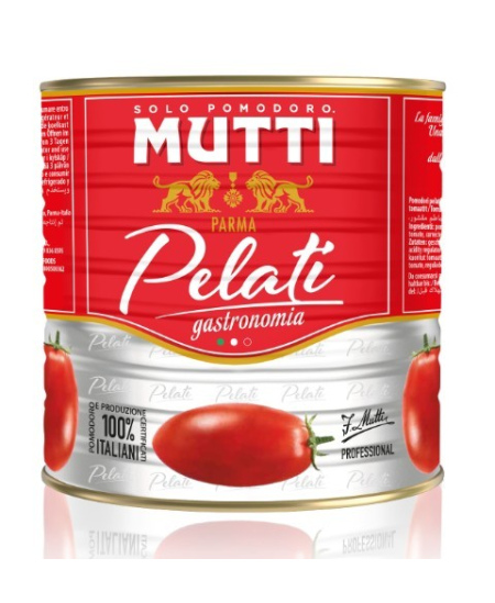 Lupti pomidorai MUTTI Gastronomia, 2,5/1,65kg