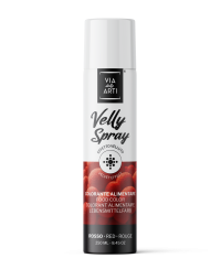 Maistiniai purškiami dažai VELLY su kakavos sviestu raudoni , 250 ml