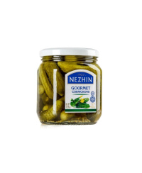 Marinuoti agurkėliai Gurmanės, NEZHIN, 540g