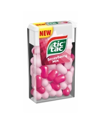 Pastilės TIC TAC, braškių skonio, 18 g
