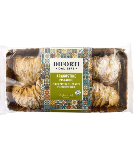 Pyragėliai DIFORTI, Aragostine, su pistacijų kremu, 150 g