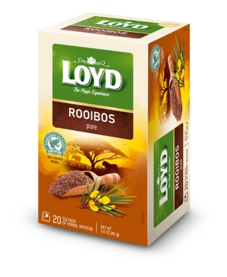 Raudonoji arbata LOYD Rooibos Pure, 20 x 2g