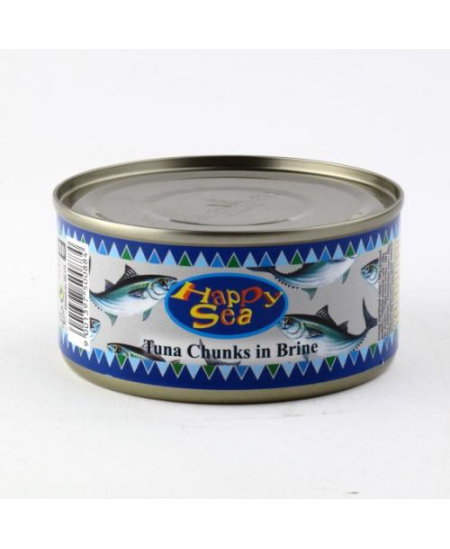 Tuno gabaliukai HAPPY SEA, savose sultyse, 185/130 g