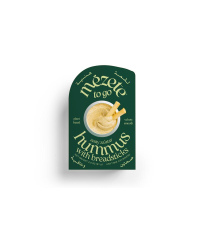 Užtepas MEZETE To  Go, Za'atar Hummus, su duonos lazdelėmis, 81 g.
