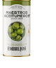 Žaliosios alyvuogės su kauliukais MAESTROS ACEITUNEROS, su aliejumi ir prieskoniais, 350 g/185 g