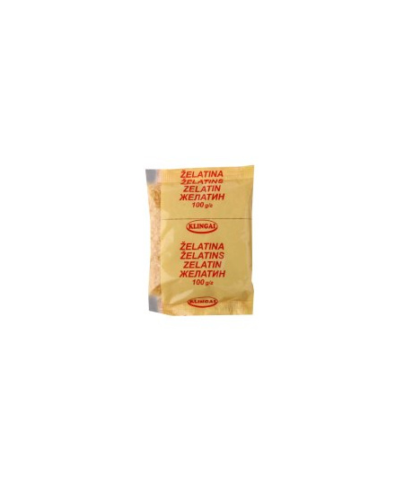 Želatina KLINGAI 100 blumų, 100 g