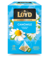 Žolelių arbatos gėrimas LOYD HORECA ramunėlių skonio, piramidė, 20 x 1,5g