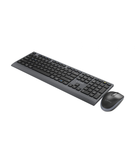 Gembird KBS-WPS-02 | Keyboard and Mouse Set | Wireless | US | Bluetooth | Black