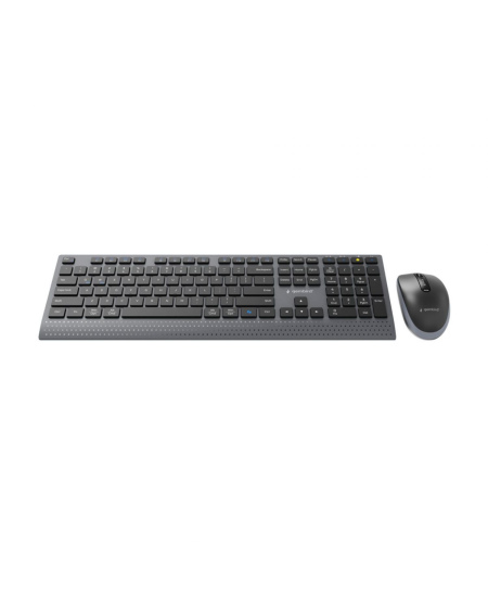 Gembird KBS-WPS-02 | Keyboard and Mouse Set | Wireless | US | Bluetooth | Black