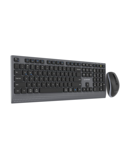 Gembird KBS-WPS-02 | Keyboard and Mouse Set | Wireless | US | Bluetooth | Black
