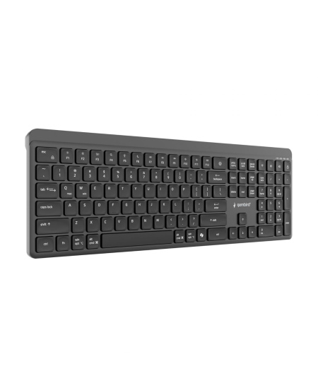 Gembird KB-WPS-03 | Keyboard | Wireless | US | Bluetooth | Black