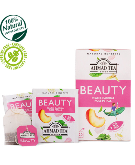 Ahmad Tea Natūrali arbata ''Beauty'', vokeliuose, 20 vnt.