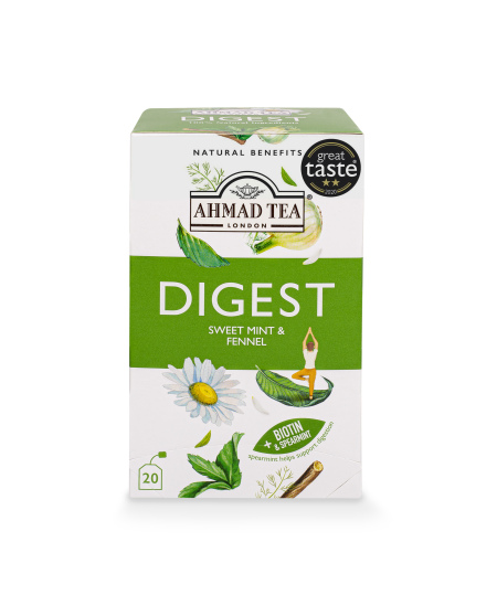 Ahmad Tea Natūrali arbata ''Digest'', vokeliuose, 20 vnt.