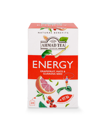 Ahmad Tea Natūrali arbata ''Energy'', vokeliuose, 20 vnt.